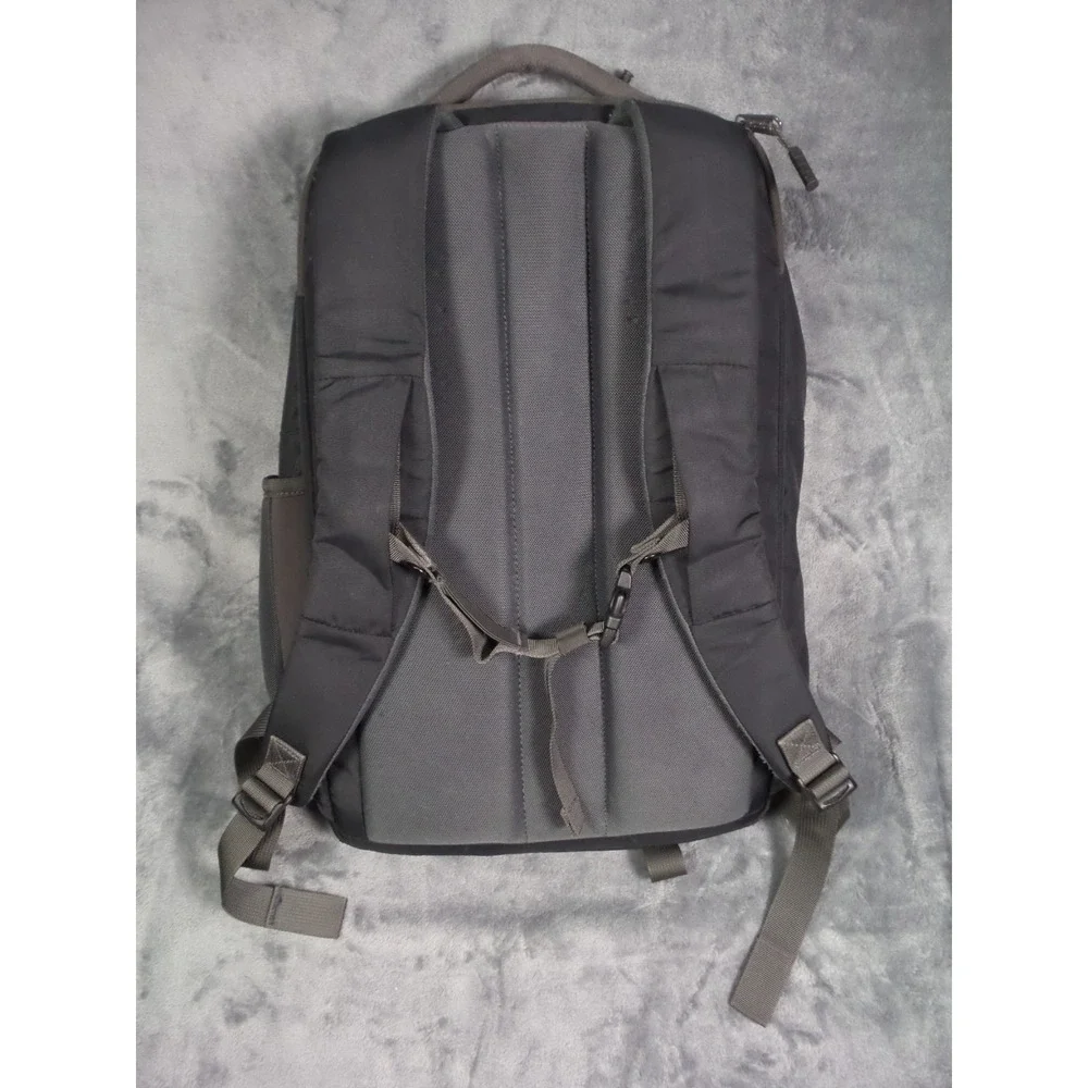 Timbuk2 The Authority Pack Laptop Backpack Black Gray Padded Travel School Work